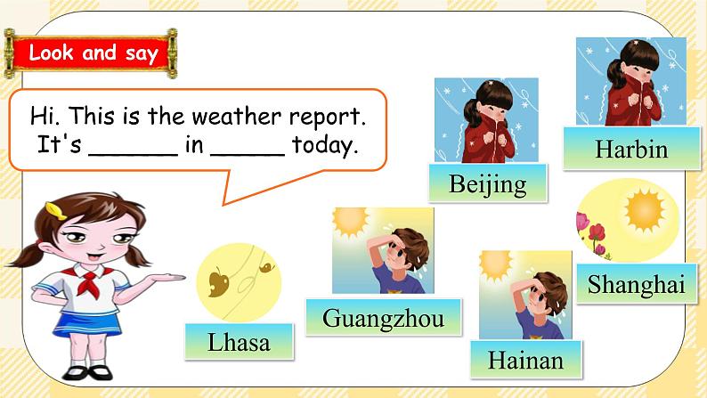 Unit 3 Weather PA let's talk  课件+教案+练习+动画素材（含flash素材)04