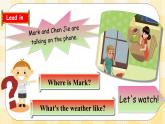 Unit 3 Weather PB let's talk  课件+教案+练习+动画素材(含flash素材)