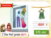 Unit 5 My clothes PA let's learn(公开课） 课件+教案+练习+动画素材(含flash素材)