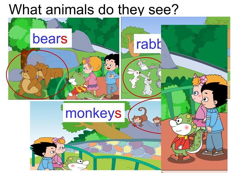 课件-Unit 3 Animals Lesson 2 What are these教案第3页