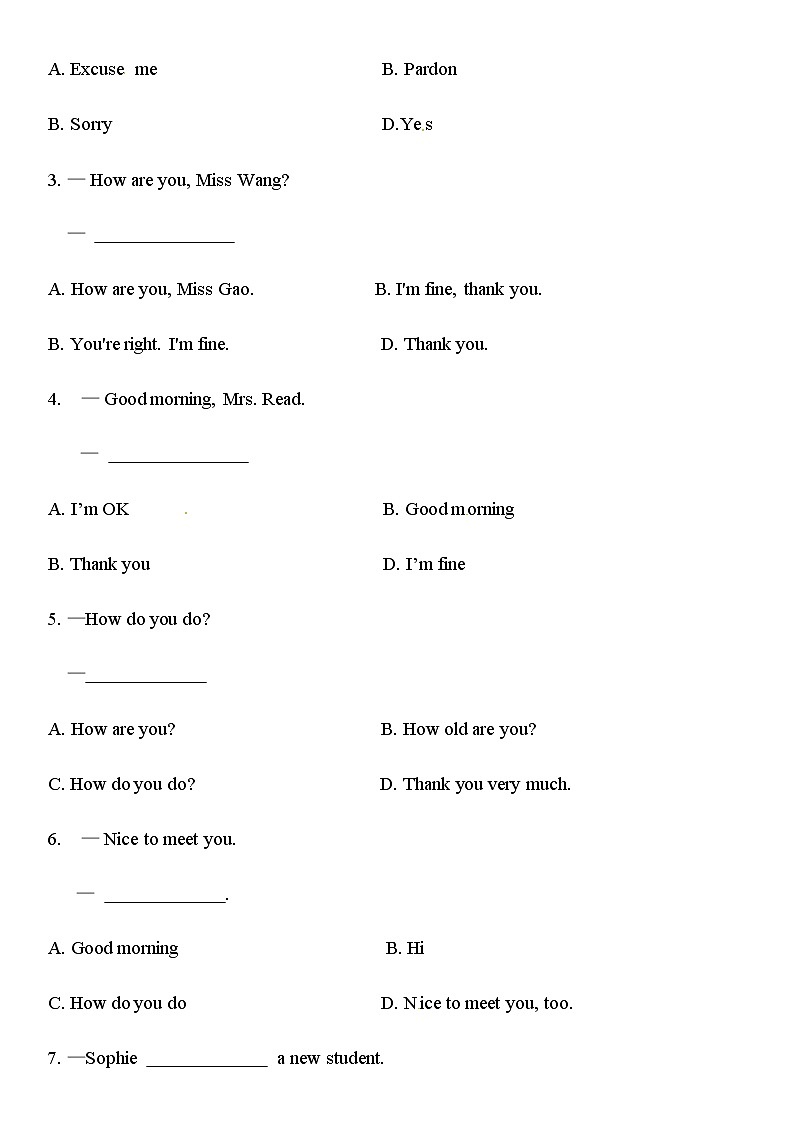 新概念英语第一册随堂练习---Lesson5_6（有答案）02