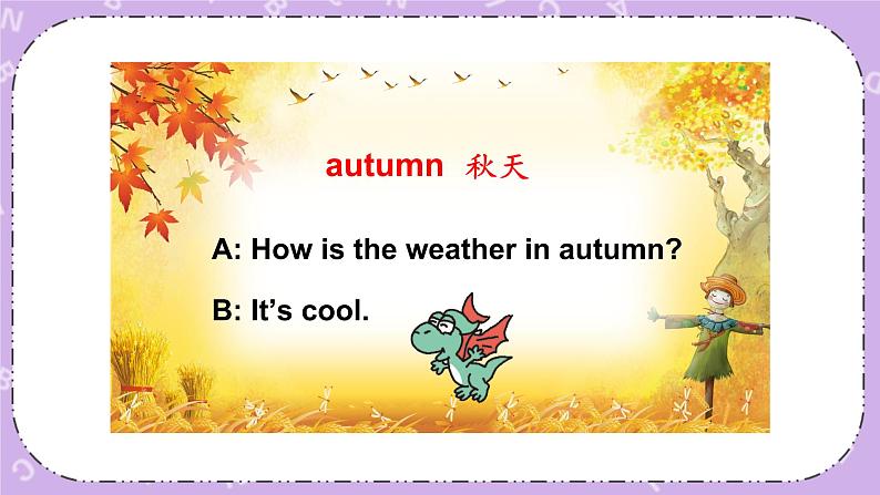 Unit 2   Spring is warm 第1课时（Part A, Part B)课件+教案+素材07