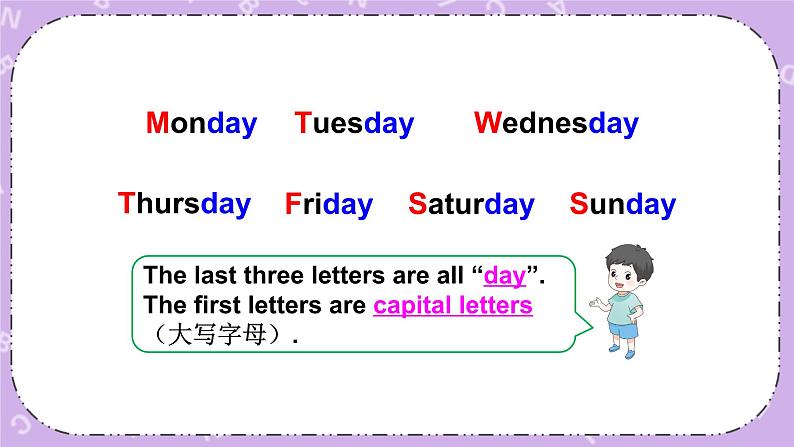 Unit 7  Today is Saturday 第1课时（Part A, Part B）课件+教案+素材07