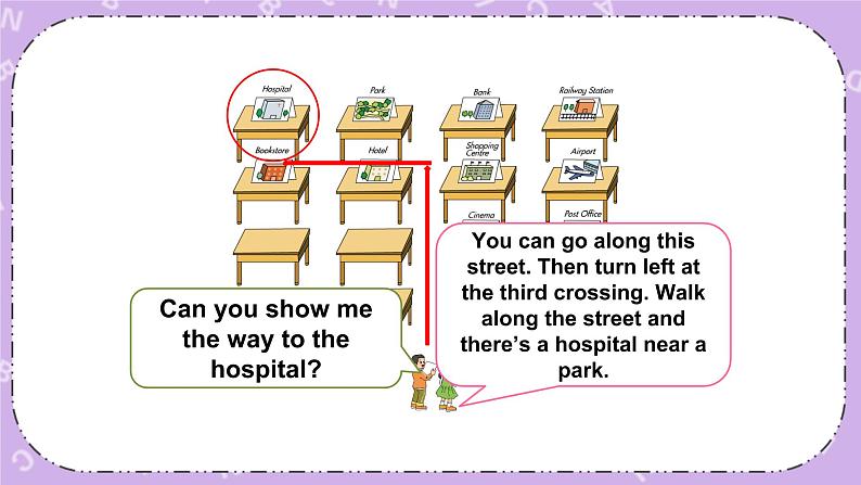 Unit 8 Can you show me the way to the Xinhua Hotel第2课时（Part C，Part D）课件+教案+素材06