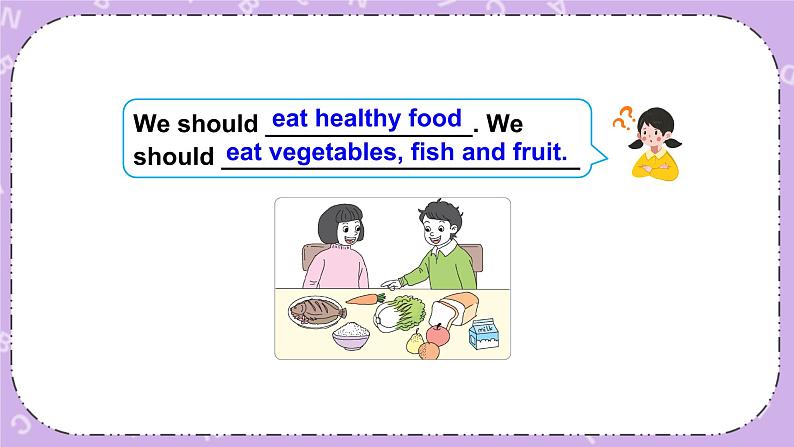 Unit 3 We should learn to take care of ourselves 第2课时（Part C, Part D） 课件+教案+素材04