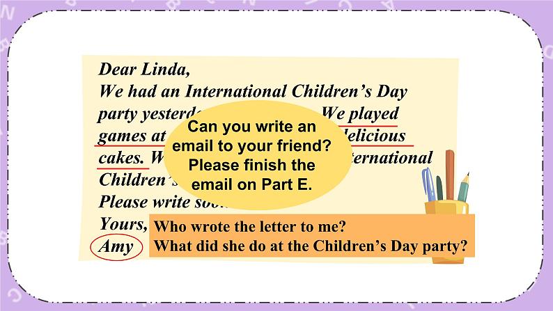 Unit 8 International Children’s Day 第3课时（Part E，Part F）课件+教案+素材07