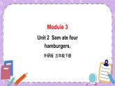 Module 3 Unit2 Sam ate four hamburgers 第1课时 课件+教案+素材