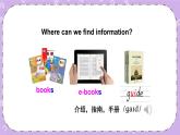 Module 4 Unit 2  We can find information from books and CDs. 第1课时 课件+教案+素材
