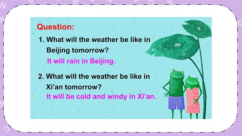 Module 2 Unit 2 It will snow in Harbin.第1课时 课件+教案+素材08