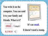 Lesson 16 An Email Is Fast课件+教案+素材