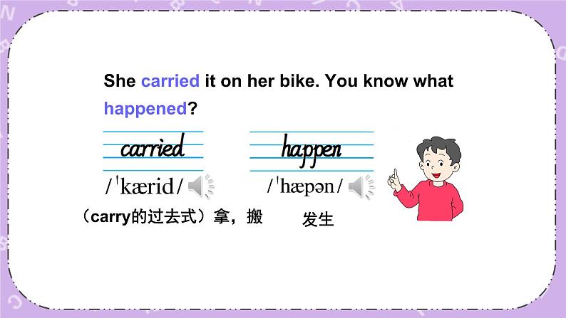 Module 10 Unit 1  Did you fall off your bike 第1课时 课件第5页