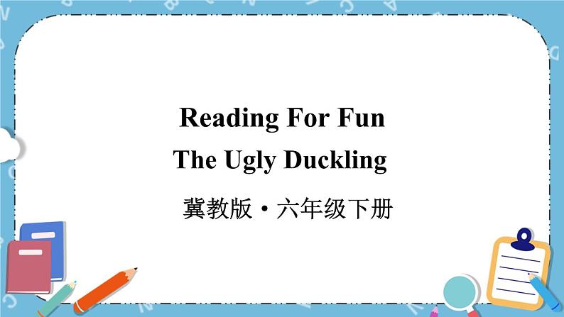 The Ugly Duckling课件+素材01