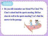 Unit 4 At the Sports Meeting Part B 课件＋教案＋素材