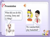 Lesson 5 A Basketball Game 課件+教案+練習(xí)+音視頻素材