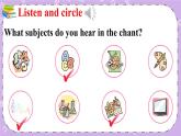 Unit 1 Our school subjects Sound time & Rhyme time 课件+素材