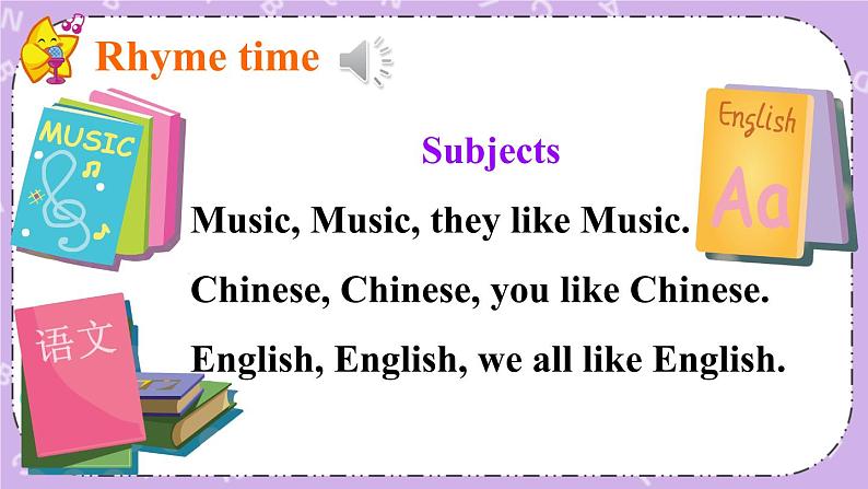 Unit 1 Our school subjects Sound time & Rhyme time 课件+素材06