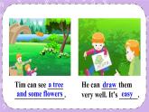Unit4 Drawing in the park Fun time & Song time 课件+教案+素材