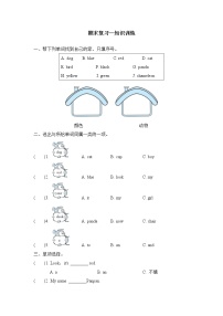 三年级上册英语试题--期末复习 Module 4  知识训练 外研版  含答案