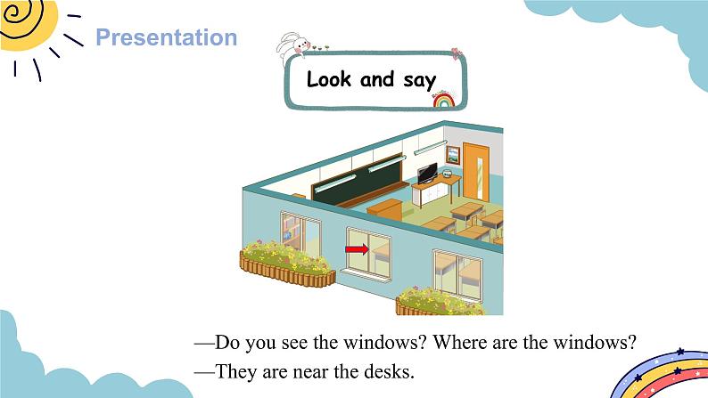 Unit 1 My classroom Part A Let’s learn & Let’s do（课件）人教版四年级英语上册第8页