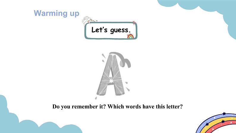 Unit 1 My classroom Part A Let’s spell （课件）人教版四年级英语上册04