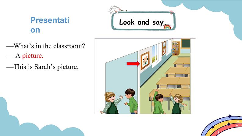 Unit 1 My classroom Part A Let’s talk & Let’s play（课件）人教版四年级英语上册第6页