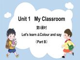 Unit 1 My classroom Part B Let's learn & Let’s play（课件）人教版四年级英语上册