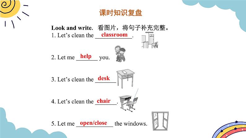 Unit 1 My classroom Part B Let 's learn & Let’s play（课件）人教版四年级英语上册第2页