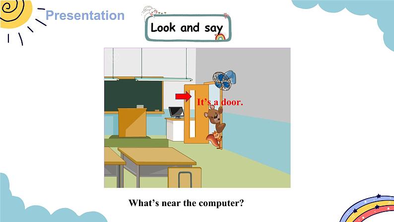 Unit 1 My classroom Part B Let 's learn & Let’s play（课件）人教版四年级英语上册第8页