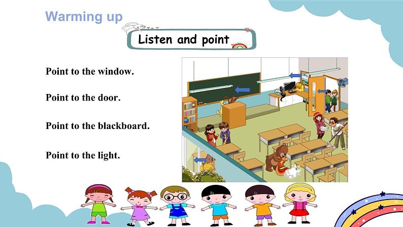 Unit 1 My classroom Part B Let 's talk  & Let 's play（课件）人教版四年级英语上册第4页