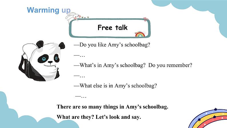 Unit 2 My schoolbag Part A Let’s learn & Let’s do（课件）人教版四年级英语上册04