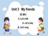 Unit 3 My friends Part A Let’s talk & Let’s play（课件）人教版四年级英语上册
