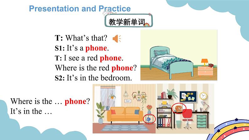 Unit 4 My home  Part B Let's learn & Let’s play（课件）人教版四年级英语上册08