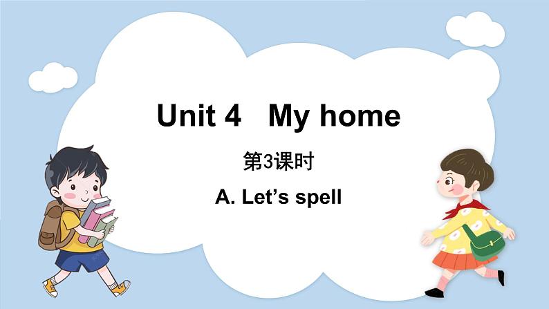 Unit 4 My home Part A Let’s spell（课件）人教版四年级英语上册第1页