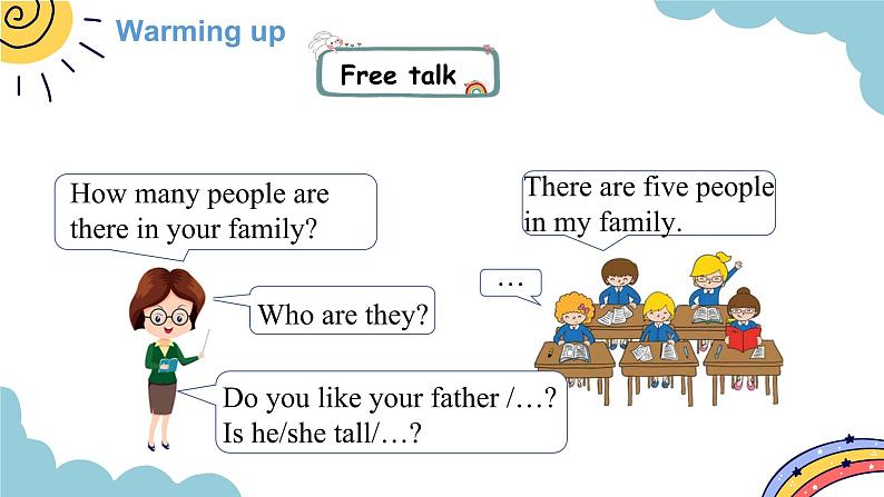 Unit 6 Meet my family Part B Let 's talk  & Let 's play（课件）人教版四年级英语上册第5页