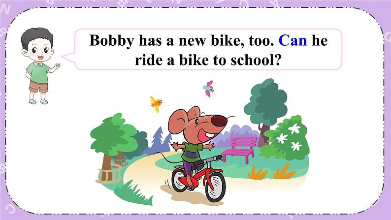 Unit 2 How do you come to school Sound time & Cartoon time 课件第4页