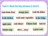Unit 6 In the kitchen Checkout time & Ticking time 课件+教案+（无素材）