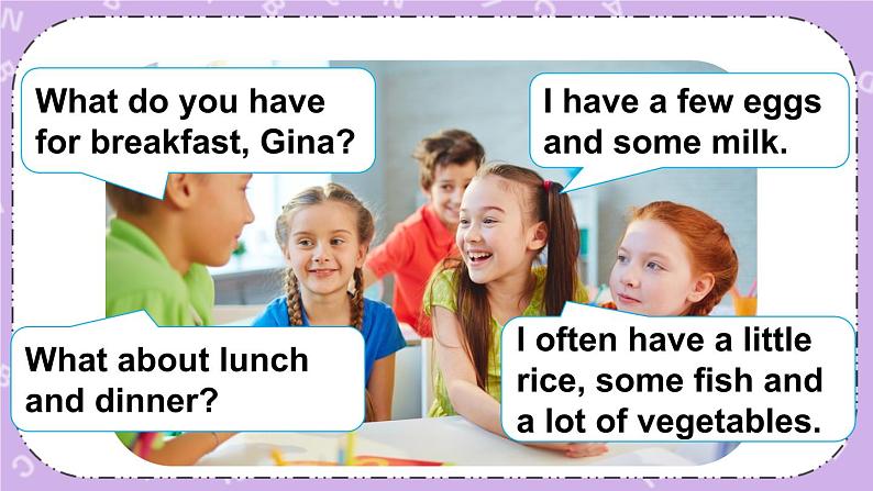 Unit 3 A healthy diet Fun time, Sound time & Culture time 课件+教案+素材06