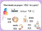 Unit 5 A party Story time 課件+教案+素材
