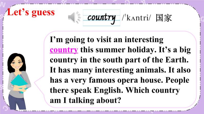 Unit 6 An interesting country Story time 课件+教案+素材02