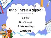 人教PEP版五年级英语上册———Unit 5 There is a big bed  part C 第6课时（课件）