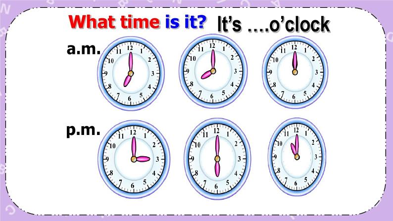 unit 6 what time is it  课件 (2)第3页