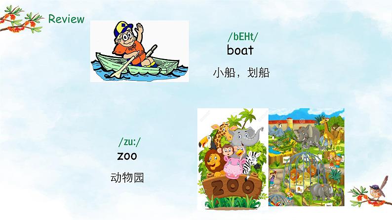 英语科普版六年级第二学期：Lesson 3 Did you go boating last Sunday 教案练习课件02
