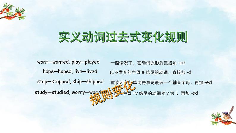 英语科普版六年级第二学期：Lesson 3 Did you go boating last Sunday 教案练习课件04