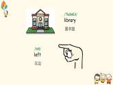 英語科普版六年級(jí)第二學(xué)期：Lesson 6 Is there a library near here 教案練習(xí)課件