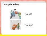 外研版（一起）英语二年级下册课件 Module 9《Unit 1 Turn left》