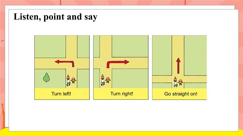 外研版（一起）英语二年级下册课件 Module 9《Unit 1 Turn left》06