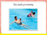 外研版（一起）英语二年级下册课件 Module 1《Unit 2 I like swimming》