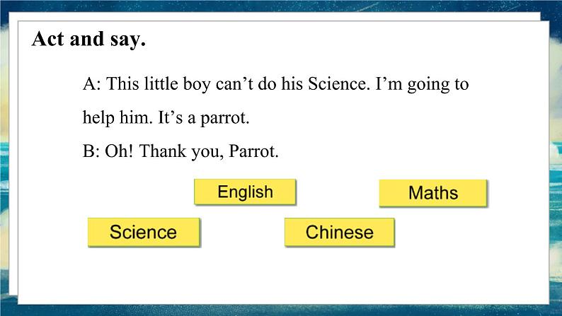 外研版（一起）英语三年级下册课件 《Module 1Unit 2 I’m going to help her.》第7页