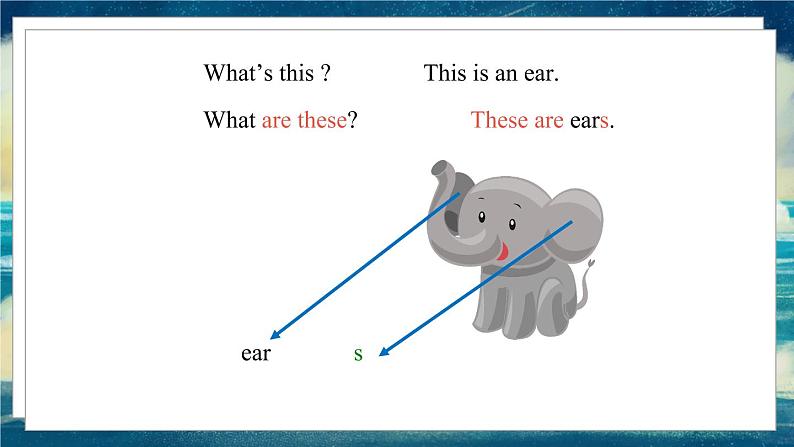 外研版（一起）英语一年级下册课件 Module 4《Unit 2 These are your eyes》08