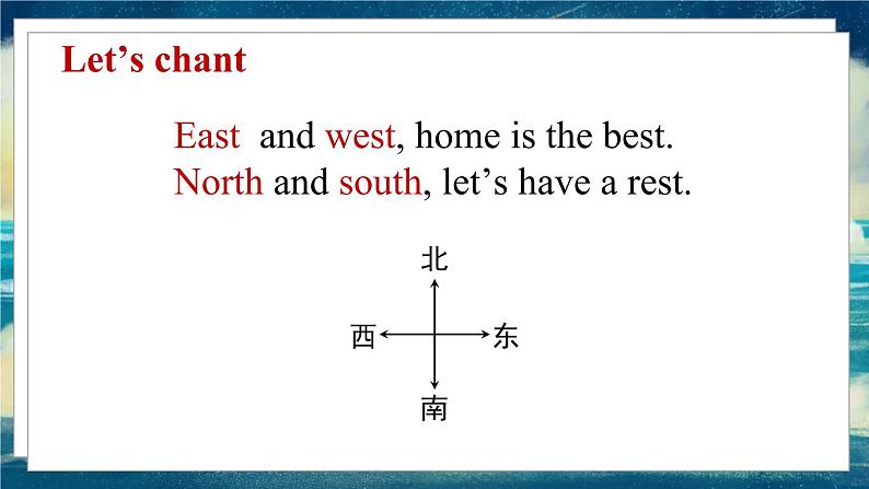 外研版（一起）英语四年级下册课件 《Module 8Unit 1 He lives in the east of the US.》02